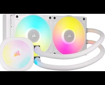 Corsair iCUE LINK TITAN 240 RX RGB White AIO, 240mm Radiator, Liquid CPU Cooler