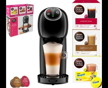 Dolce Gusto EDG315.B + 3 Genio S Family Pack XL