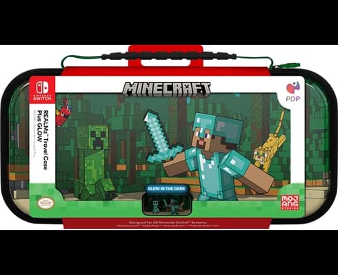 PDP Travel Case Plus Glow - Minecraft Forest Battle