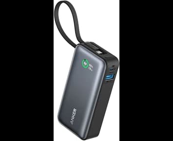 Anker Nano Power Bank 10000mAh, PD 30W, Black