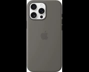 Apple iPhone 16 Pro Max Silicone Case with MagSafe - Stone Gray