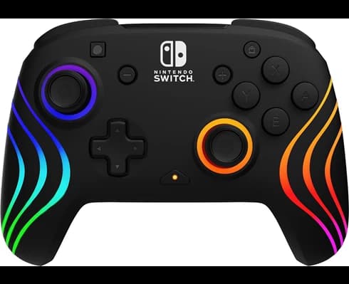 PDP Afterglow Wave Wireless Controller - Black w motion