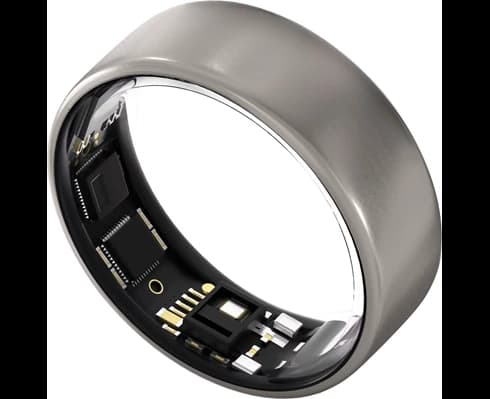 Ultrahuman Ultrahuman Ring Air- Raw Titanium- Size 11