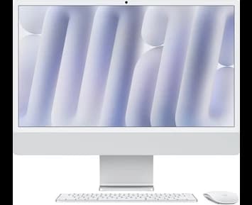 Apple 24-inch iMac with Retina 45K display Apple M4 chip with 10?core CPU and 10?core GPU, 16GB, 512GB SSD - Silver