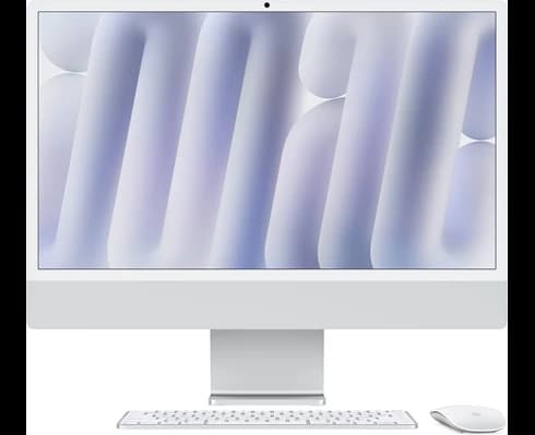 Apple 24-inch iMac with Retina 45K display Apple M4 chip with 10?core CPU and 10?core GPU, 16GB, 512GB SSD - Silver