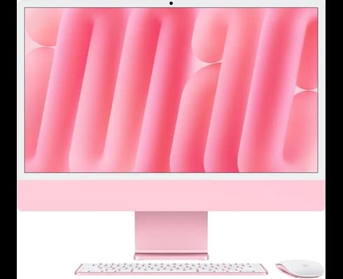 Apple 24-inch iMac with Retina 45K display Apple M4 chip with 8?core CPU and 8?core GPU, 16GB, 256GB SSD - Pink