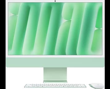 Apple 24-inch iMac with Retina 45K display Apple M4 chip with 8?core CPU and 8?core GPU, 16GB, 256GB SSD - Green