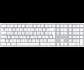 Apple Magic Keyboard with Touch ID and Numeric Keypad for Mac models with Apple silicon - Norwegian - White Keys