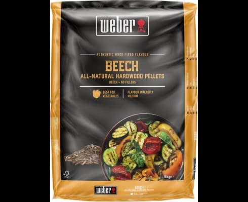 Weber Träpellets -  Bok 8kg