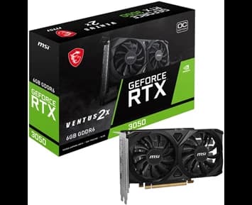 MSI GeForce RTX 3050 VENTUS 2X E 6G OC