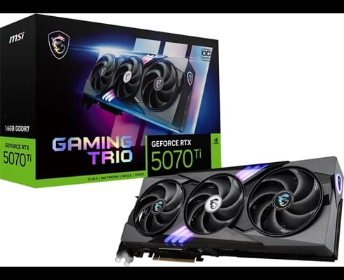 MSI GeForce RTX 5070 Ti 16GB GAMING TRIO OC PLUS