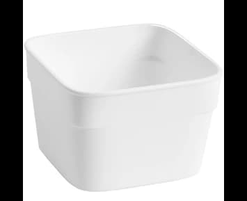 Nordiska Plast Småförvaring 74x74mm Vit till flexible Clear