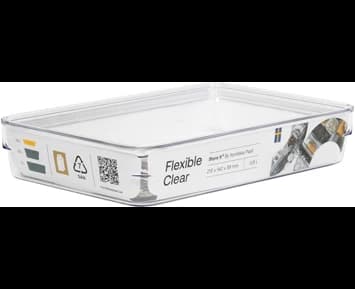 Nordiska Plast Förvaringslåda Flexible Clear 0,8L Inkl lock