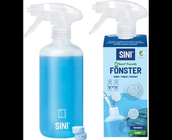 SINI Rengöringstablett Fönster Startpaket
