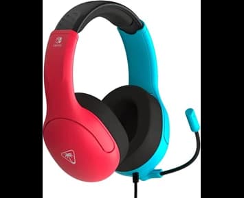 Turtle Beach Airlite Fit Wired Gaming Headset - Neon Blue   Red