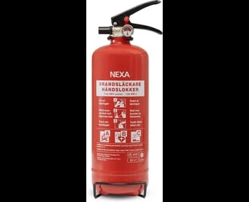 Nexa Brandsläckare Röd 2 kg